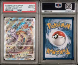 2023 Pokemon Mewtwo VSTAR FA GG44/GG70 Crown Zenith PSA 10 GEM MT - Image 3