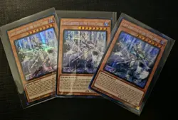 3x Lady Labrynth of the Silver Castle Prismatic Secret Rare NM Playset Yugioh - Image 1