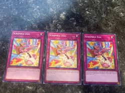 3X Scramble Egg EXFO-EN099 - Yugioh Yu Gi Oh! 3 Playset Mixed - Image 1