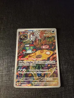 Pokemon TCG Brute Bonnet 207/182 SV04 Paradox Rift Illustration Rare Holo - Image 1
