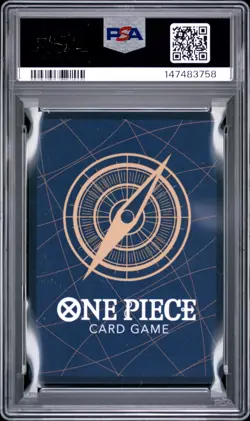 2025 ONE PIECE JAPANESE OP14-THE AZURE SEA'S SEVEN #013 MONKEY D. LUFFY PSA 10 - Image 2