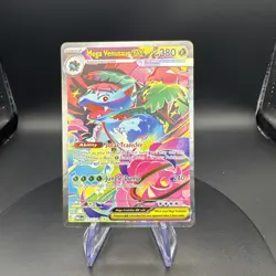 Pokemon Mega Venusaur EX Ultra Rare Full Art Holo 177/132 Evolutions 380 HP NM - Image 1