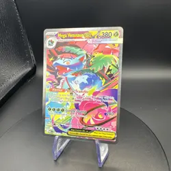 Pokemon Mega Venusaur EX Ultra Rare Full Art Holo 177/132 Evolutions 380 HP NM - Image 2