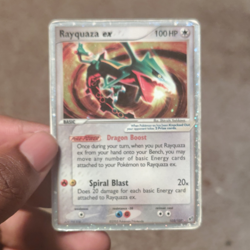 Pokemon Company Rayquaza ex 102/107 EX Deoxys Ultra Rare Holo 100 HP 2005 EN - Image 1