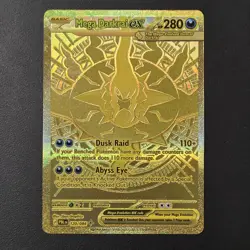 2026 Pokemon Mega Darkrai ex NM Gold Hyper Rare 120/084 Pitch Black ENG - Image 1