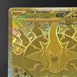 2026 Pokemon Mega Darkrai ex NM Gold Hyper Rare 120/084 Pitch Black ENG - Image 2