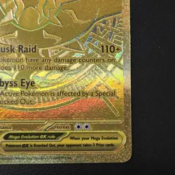 2026 Pokemon Mega Darkrai ex NM Gold Hyper Rare 120/084 Pitch Black ENG - Image 4
