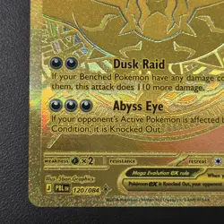 2026 Pokemon Mega Darkrai ex NM Gold Hyper Rare 120/084 Pitch Black ENG - Image 5