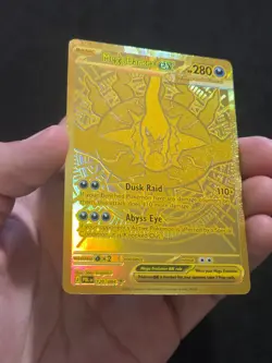 Pokemon Pitch Black Mega Darkrai ex 120/084 Gold Hyper Rare LP CORNER WHITENING - Image 2