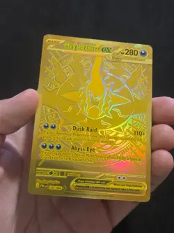 Pokemon Pitch Black Mega Darkrai ex 120/084 Gold Hyper Rare LP CORNER WHITENING - Image 3