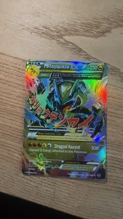 Pokemon TCG Roaring Skies M Rayquaza EX Holo Rare Card 61/108 2015 - Image 1