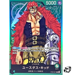 Eustass Kid ST02-001 Leader Start Deck Worst Generation ONE PIECE Card Japanese - Image 1