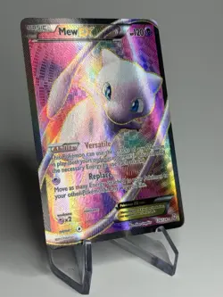 Mew EX Full Art Ultra Rare Holo 120/124 Dragons Exalted Pokemon Card - Image 2