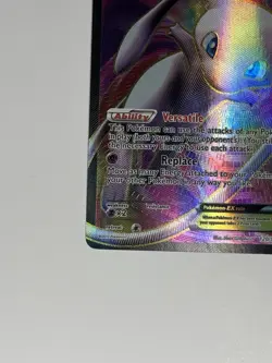Mew EX Full Art Ultra Rare Holo 120/124 Dragons Exalted Pokemon Card - Image 5