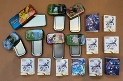 Pokemon TCG Collector Tins and Mini Albums EMPTY - Lot of 17 - NO CARDS - Image 2