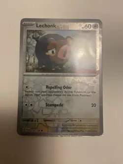 GameStop Promo Stamp - Sealed Lechonk 154/198 - Scarlet & Violet - Pokemon TCG - Image 1