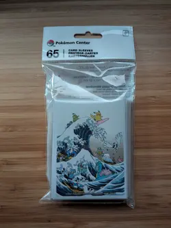 Pokemon Center - TCG Great Wave Pikachu & Friends Card Sleeves (65 Sleeves) - Image 1