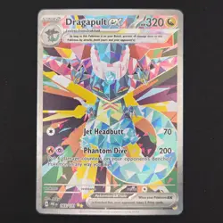 Pokemon TCG Card Dragapult ex 165/131 Prismatic Evolutions SIR Holo - NM - Image 1