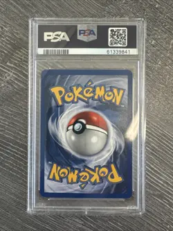 1999 Pokemon Base Set Pikachu Card 58/102 Unlimited Yellow Cheeks PSA 8 NM-MT - Image 2