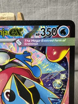 Pokemon TCG Chaos Rising CRI 116/086 Mega Greninja EX Special illustration Rare - Image 3