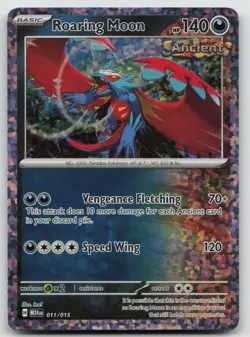 Roaring Moon 011/015 Holo McDonald's Promos 2024 Pokemon NM C969 - Image 1