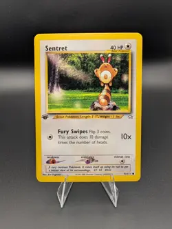 Sentret 71/111 Neo Genesis 1st Edition LP Pokemon 71/111 - Image 1