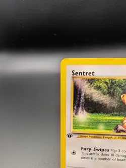 Sentret 71/111 Neo Genesis 1st Edition LP Pokemon 71/111 - Image 5