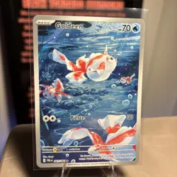 Goldeen - 087/084 ME05 Pokemon Pitch Black Illustration Rare Full Art Holo - Image 1