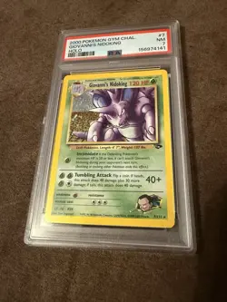 2000 POKEMON GYM CHAL. GIOVANNI’S NIDOKING HOLO -PSA 7 NM - Image 1