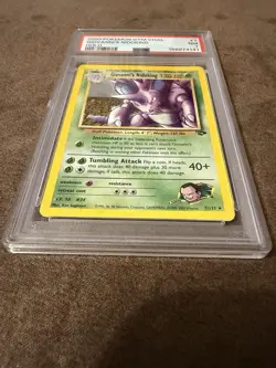 2000 POKEMON GYM CHAL. GIOVANNI’S NIDOKING HOLO -PSA 7 NM - Image 2