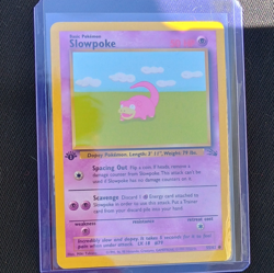 Pokemon TCG Fossil 1st Edition Slowpoke 55/62 & Slowbro 43/62 Lot (2) - Image 2