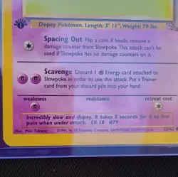 Pokemon TCG Fossil 1st Edition Slowpoke 55/62 & Slowbro 43/62 Lot (2) - Image 4