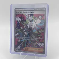 Roxie's Performance 121/086 Special Illustration Rare (SIR) Pokemon Chaos Rising - Image 2
