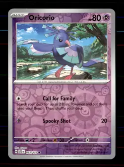 Oricorio 065/159 Common Journey Together Pokemon Reverse Holo Near Mint - Image 1