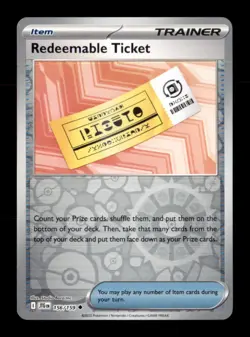 Redeemable Ticket 156/159 Uncommon Journey Together Pokemon Reverse Holo NM - Image 1