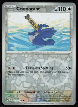 Cramorant 137/159 Common Journey Together Pokemon Reverse Holo Near Mint - Image 1
