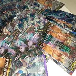 Lot of (73 ) Pokemon TCG Korean Sun & Moon Booster Packs year 2017 ~ 2019 SEALED - Image 2