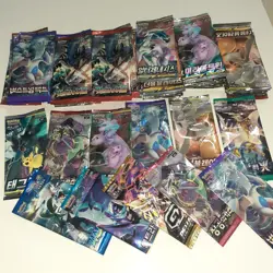 Lot of (73 ) Pokemon TCG Korean Sun & Moon Booster Packs year 2017 ~ 2019 SEALED - Image 3