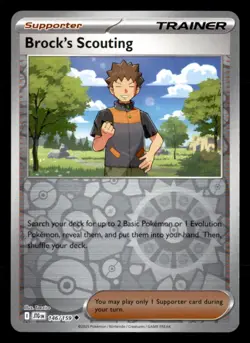 Brock's Scouting 146/159 Uncommon Journey Together Pokemon Reverse Holo NM/M - Image 1