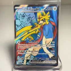 Pokemon TCG Hop’s Zacian ex 176/159 Ultra Rare SV09: Journey Together NM - Image 1