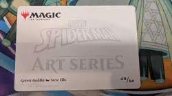 Signed Art Card Green Goblin Steve Ellis 49/54 Spider-Man MTG NM - Image 3
