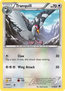 MP Tranquill [Emerging Powers 81/98] Uncommon Pokemon TCG - Image 1