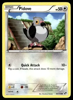 Pidove Black and White Common 84/114 2011 Pokemon TCG - Image 1