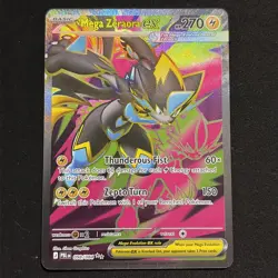 Mega Zeraora ex Ultra Rare 098/084 Pokemon TCG Pitch Black - Image 1