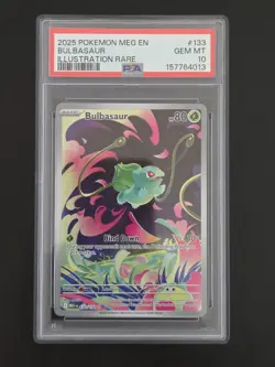 PSA 10 - Bulbasaur 133/132 - Mega Evolution - Illlustration Rare - Pokemon - Image 1