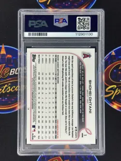 SHOHEI OHTANI 2022 Topps Chrome #1 XFractor Refractor PSA 10 Angels - Image 2