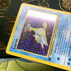 Pokemon TCG Lapras 10/62 Fossil 1st Edition Holo Rare LP + NM - - Image 4
