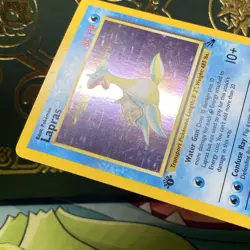 Pokemon TCG Lapras 10/62 Fossil 1st Edition Holo Rare LP + NM - - Image 5