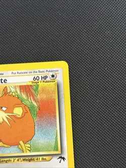 Pokemon Raticate Southern Islands Promo 06/18 60 HP Stage 1 Regular English Card - Image 3