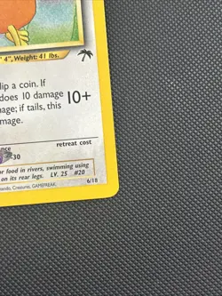 Pokemon Raticate Southern Islands Promo 06/18 60 HP Stage 1 Regular English Card - Image 5